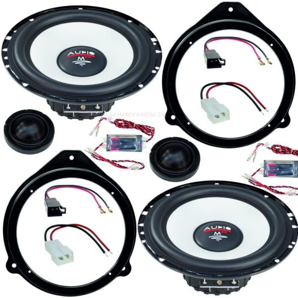 Audio System MFIT Citroen Jumper Fiat Ducato Peugeot Boxer Opel Movano Ford Ka EVO2 Lautsprecher Set